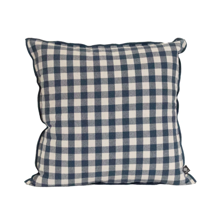 Coussin motif Vichy