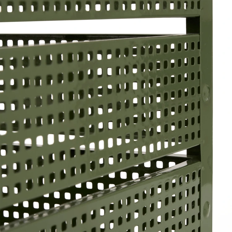 Set de 4 caisses de rangement en métal empilables