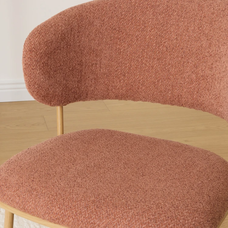 Lot de 2 fauteuils de table en chenille