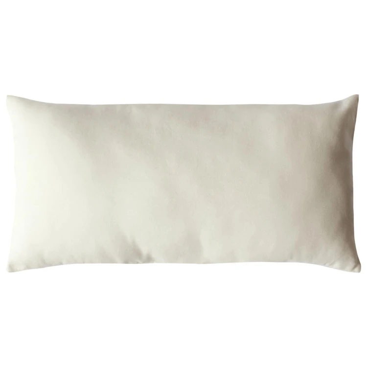 Coussin non déhoussable en coton uni