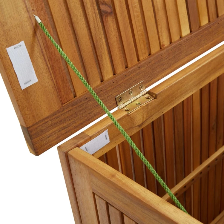 Boîte de rangement extérieure en acacia
