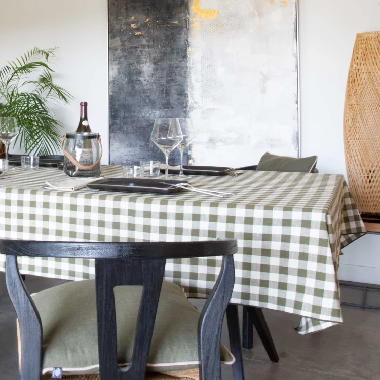 Nappe en coton vichy