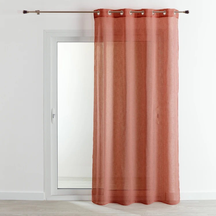 Cortinas com efeito linho