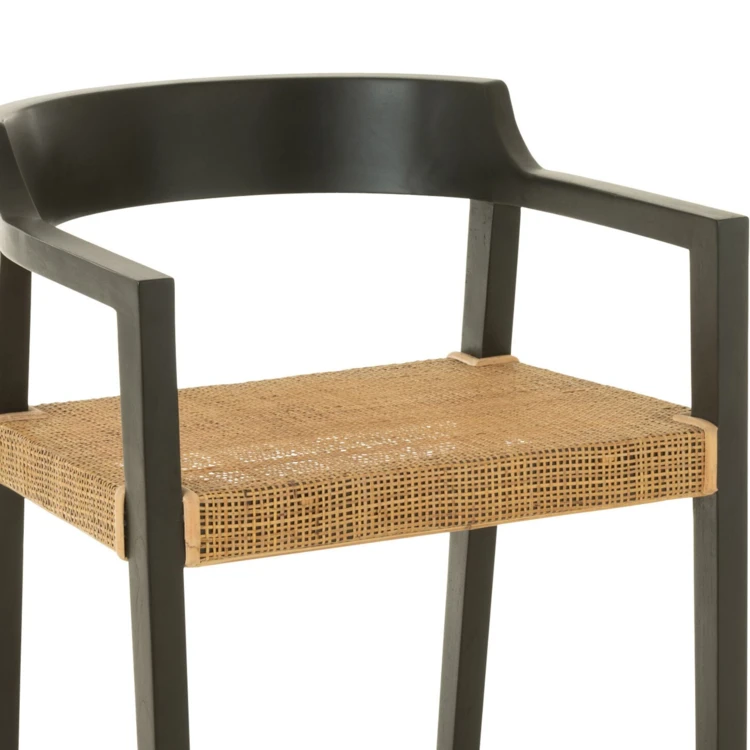 Chaise de bar en teck