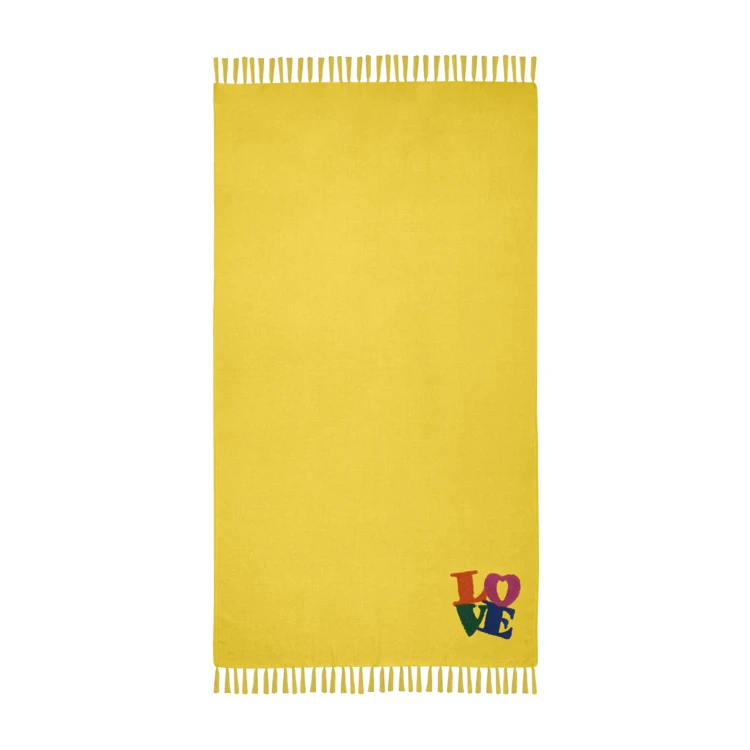 Fouta légère broderie LOVE