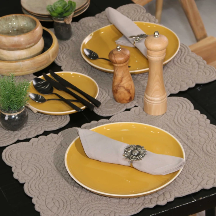 Set de table morphée coton matelassé