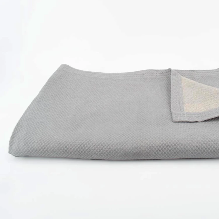 Dessus de lit jacquard épais en polycoton