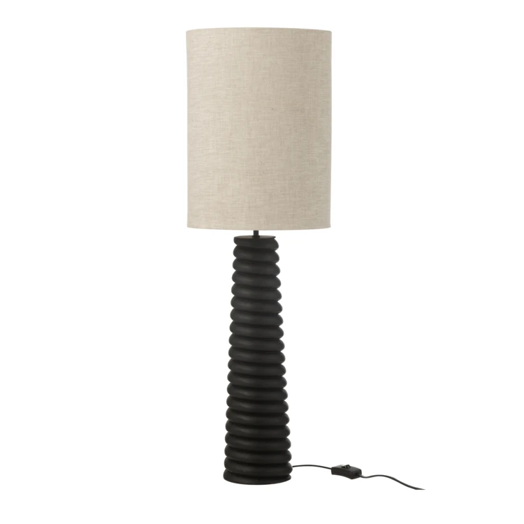 Tischlampe Stoffschirm