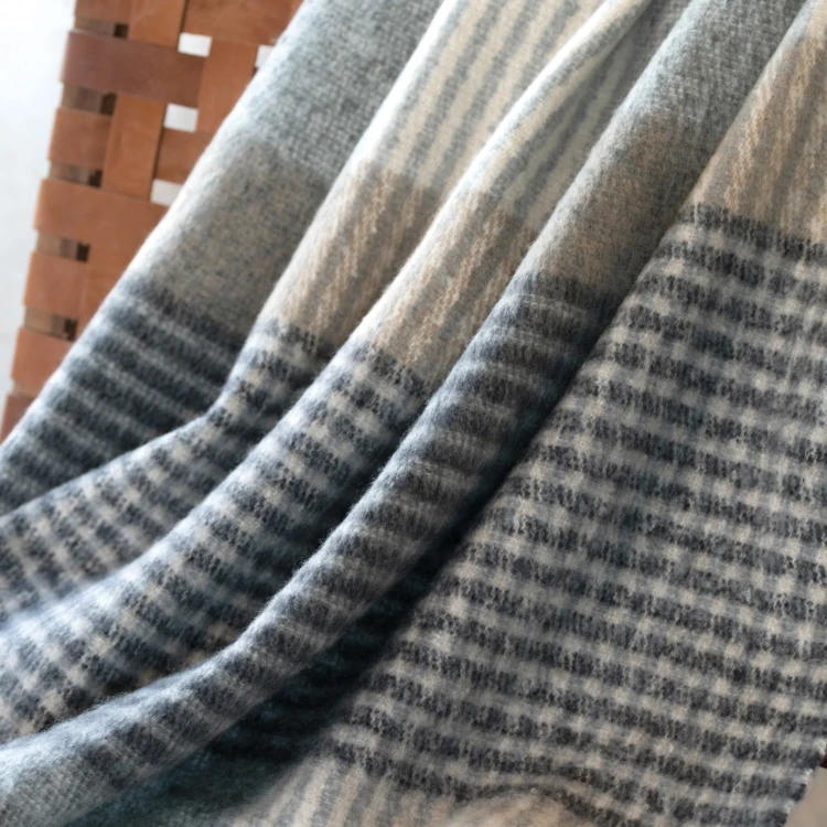 Zachte mohair plaid