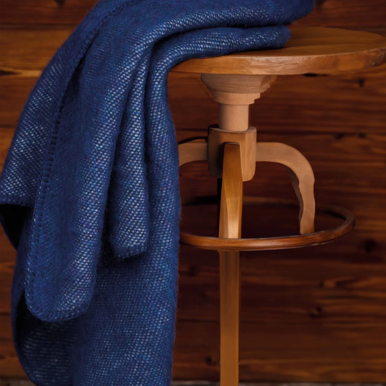 Plaid ou couverture chaude laine et mohair
