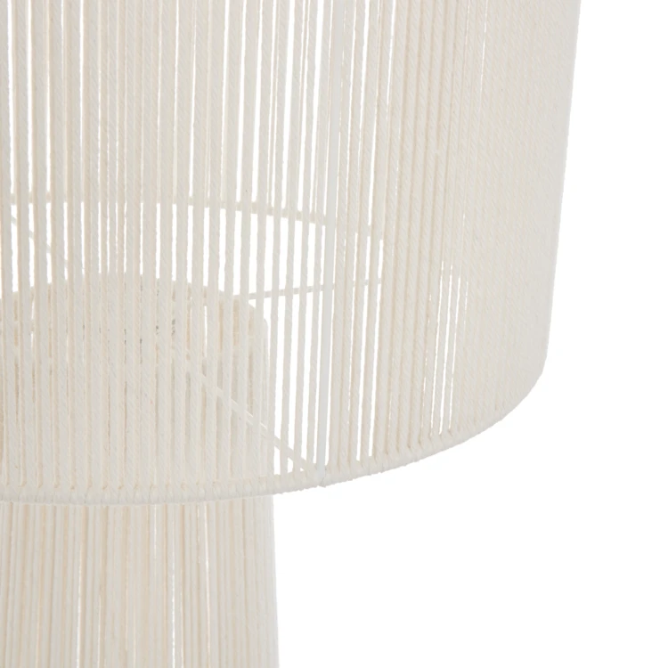 Design-Stehlampe aus Baumwolle