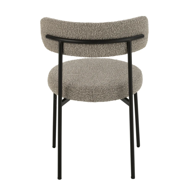 Chaise salon effet bouclette