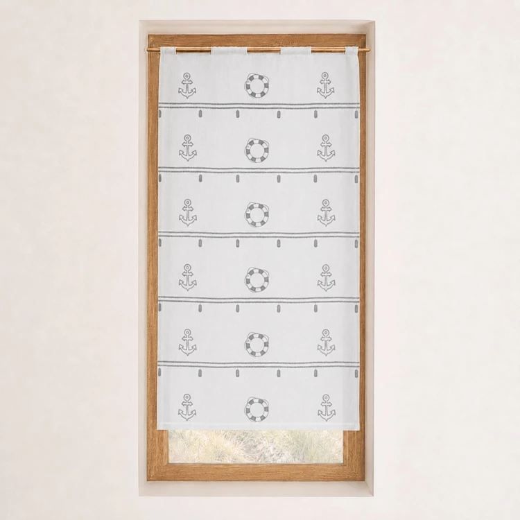 Modulable brodé à motifs marins