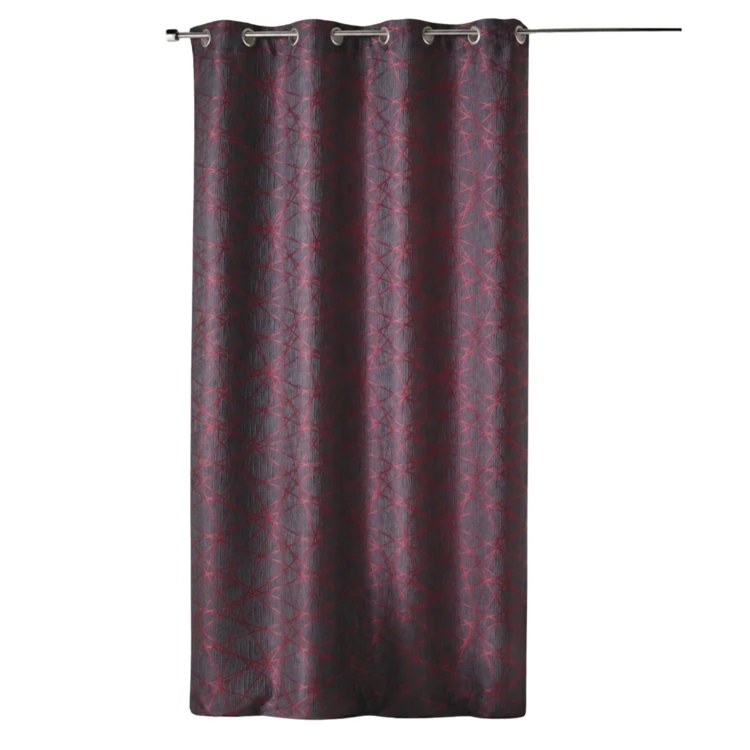 Jacquard-Lichtvorhang mit geometrischen Mustern