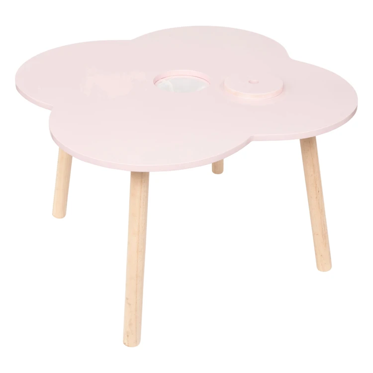 Table enfant en forme de fleur