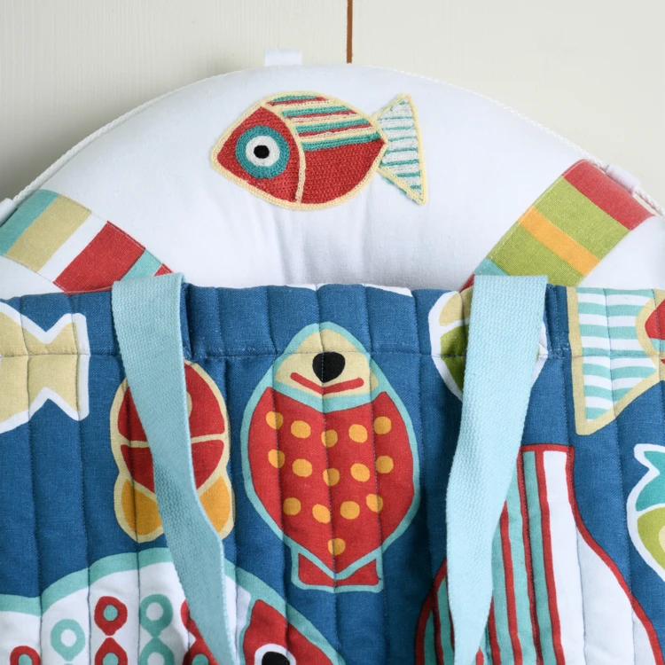 Coussin bouée polycoton