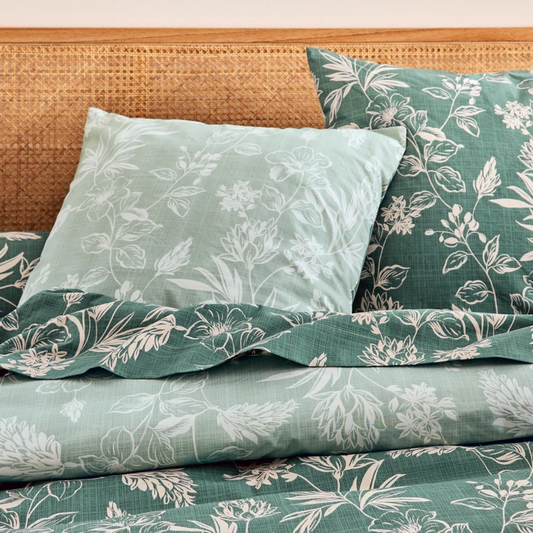 Drap plat percale de coton végétal