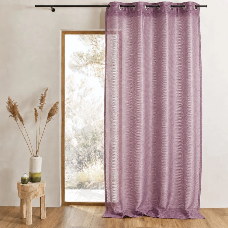 Organza-Vorhang mit Netzoptik