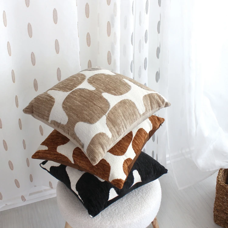 Cuscino decorativo moderno in jacquard sfoderabile