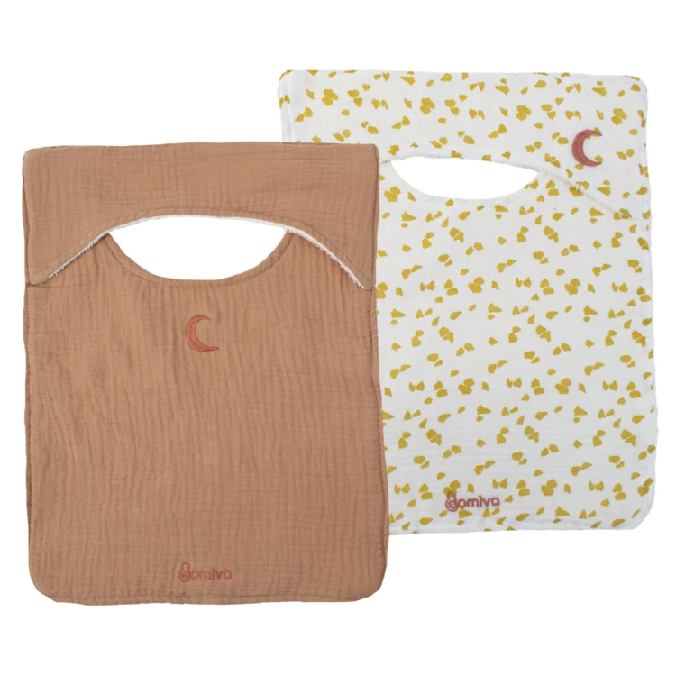 Set aus 2 Lätzchen 3/24 Monate Savanne
