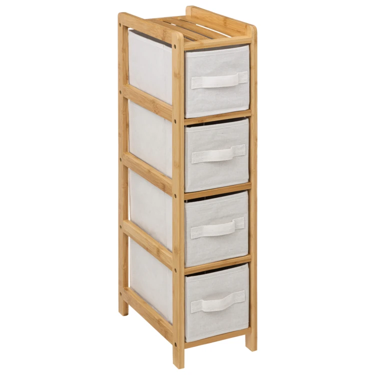 Bamboe plank met 4 vakken