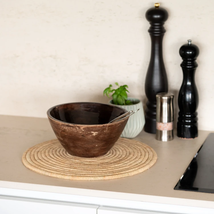 Dessous de plat en raphia