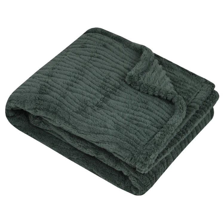 Morbida coperta con increspature