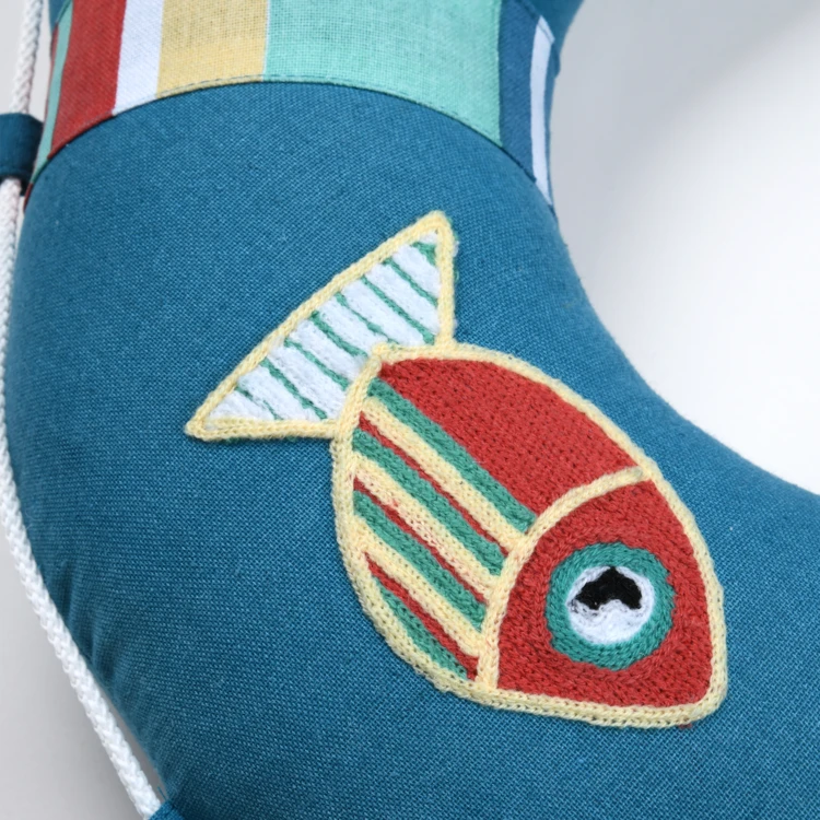 Coussin bouée polycoton
