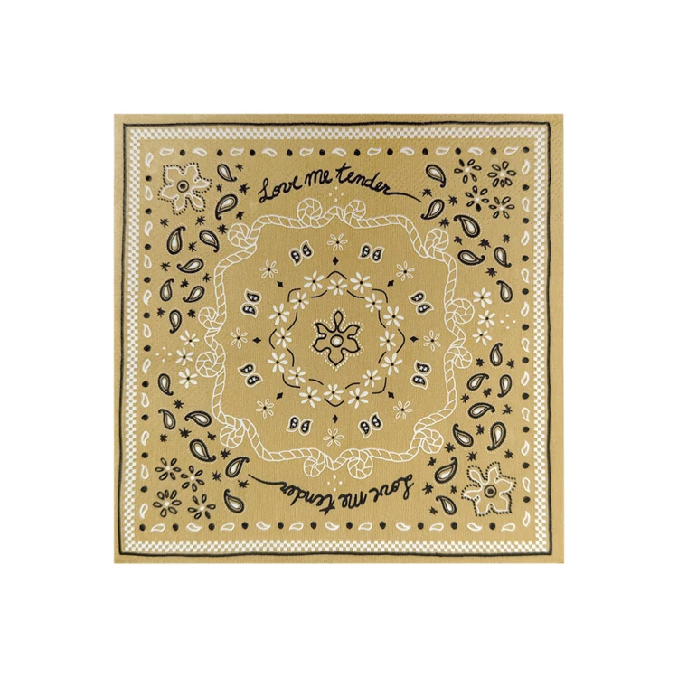 Lot de 20 serviettes papier bandana