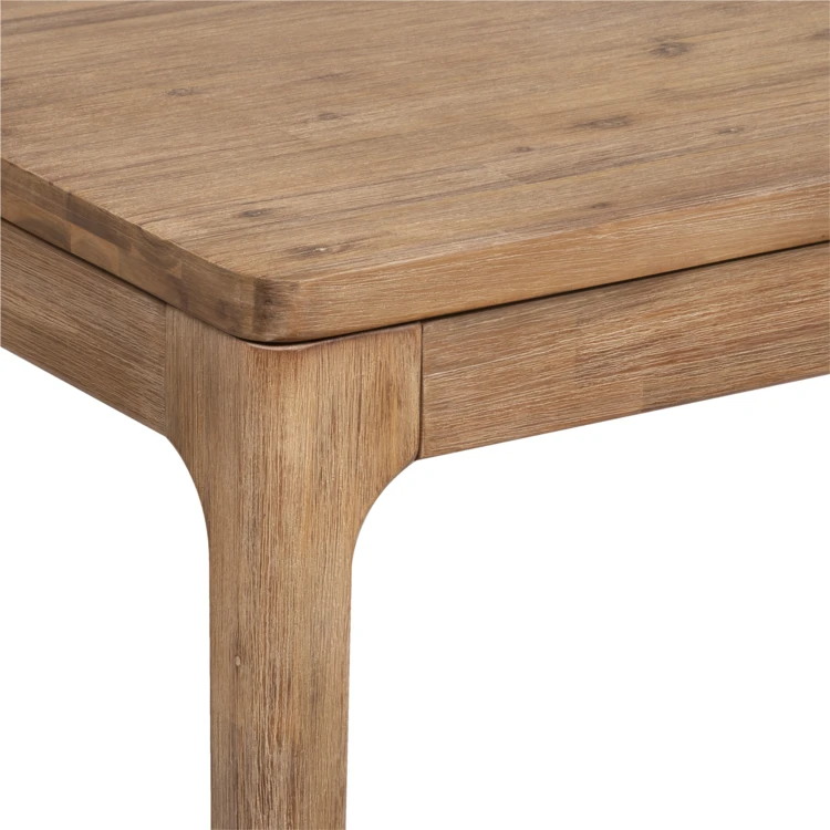 Table à manger extensible en acacia massif avec allonges