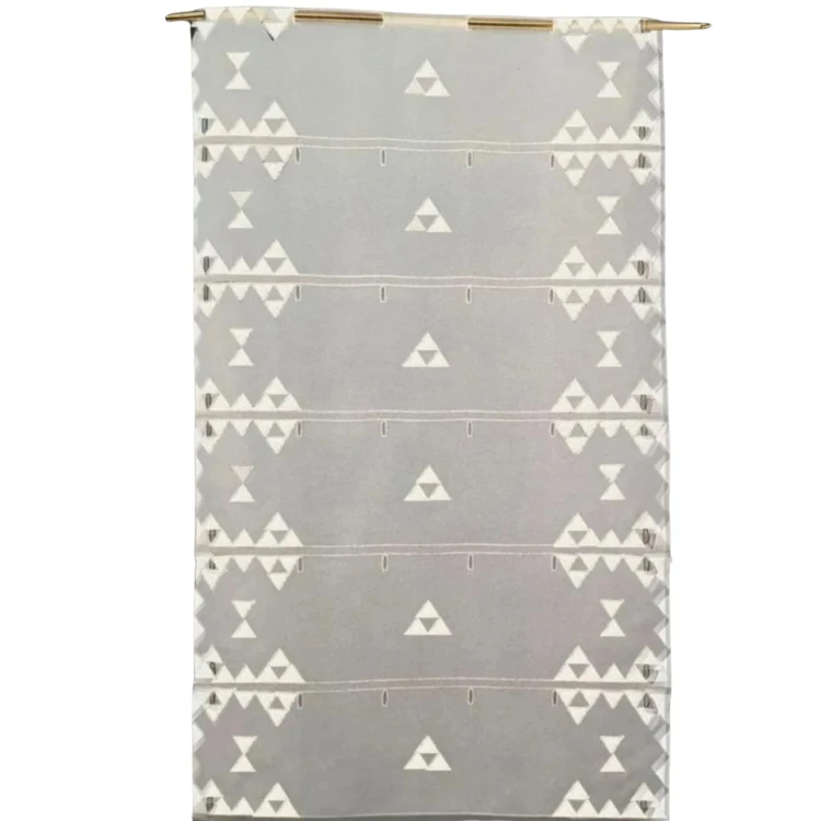 Modulable petit voilage de fenêtre broderie triangle
