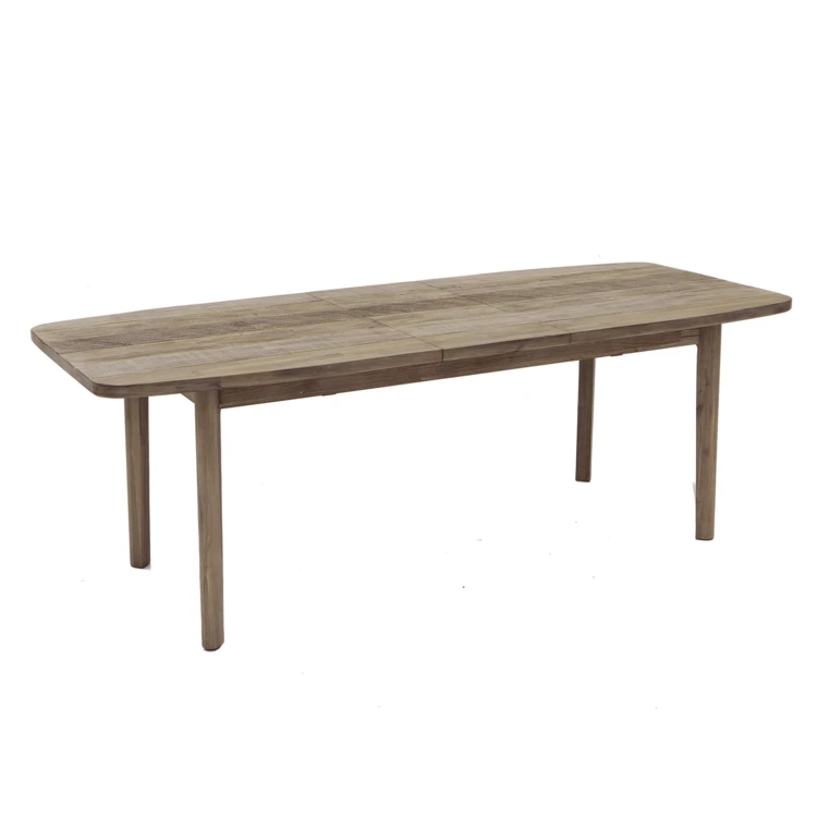 Table à manger extensible en acacia avec rallonges