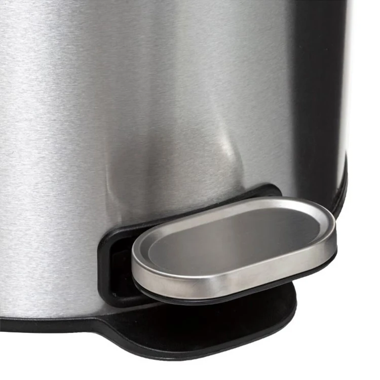 Runder Mülleimer aus Metall 30L
