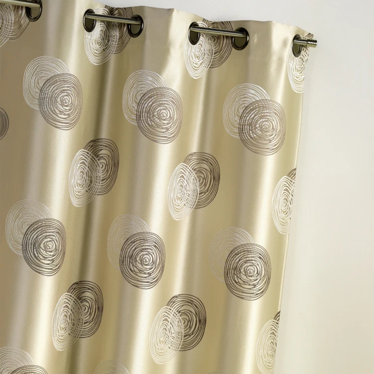 Rideau Jacquard 'Ronds Superposés'