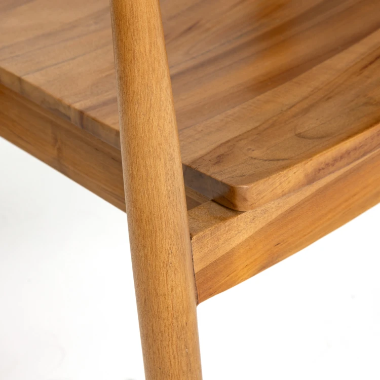 Sessel aus massivem Teakholz
