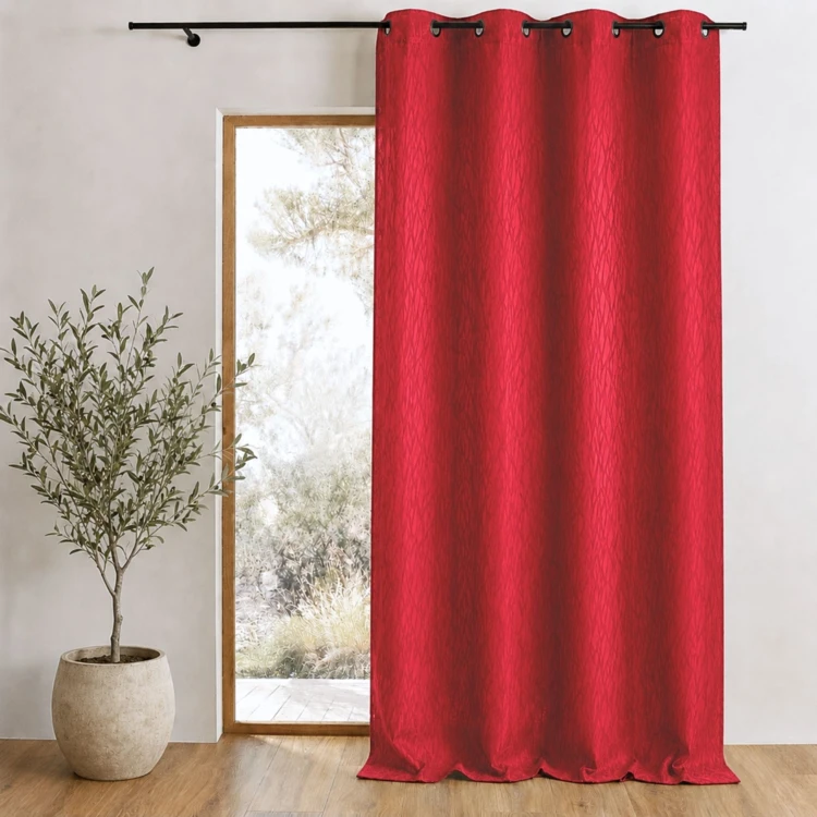 Cortina difusora de jacquard estampado