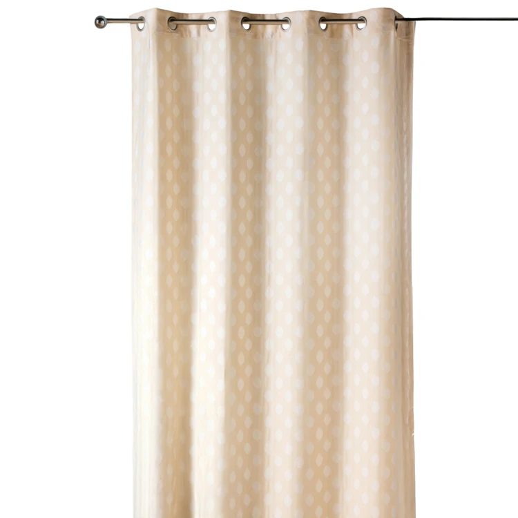 Cortina jacquard com motivos arredondados, de peso