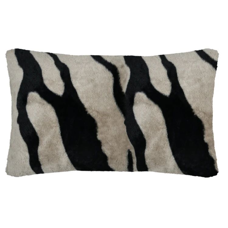 Coussin imprimé zèbre