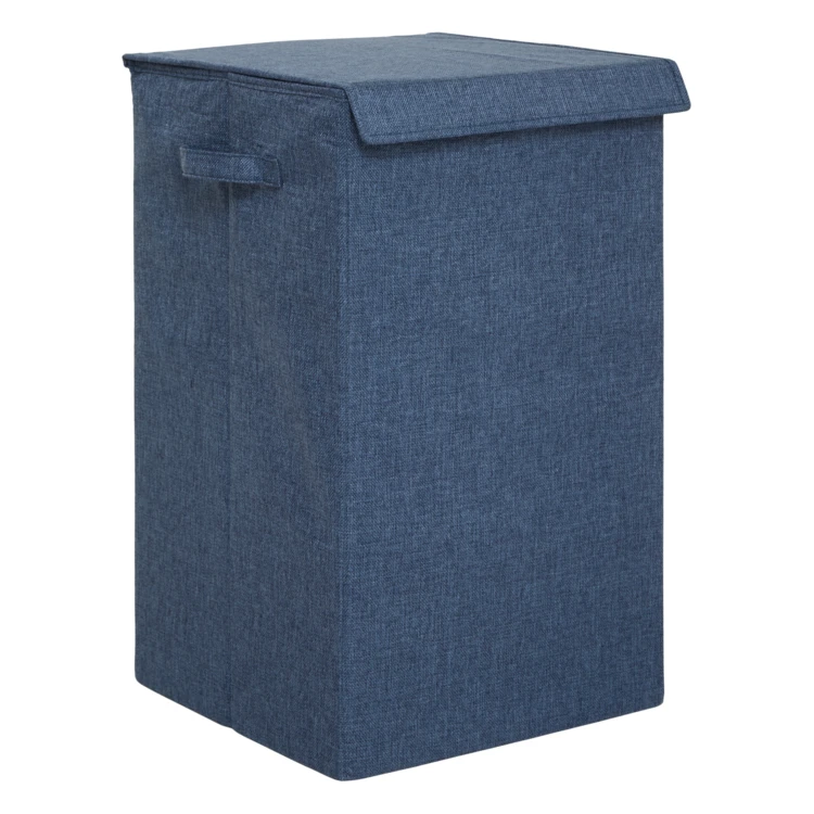 Opvouwbare wasmand van houtvezelplaat en polyester