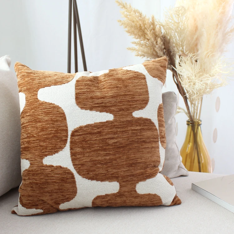 Cuscino decorativo moderno in jacquard sfoderabile