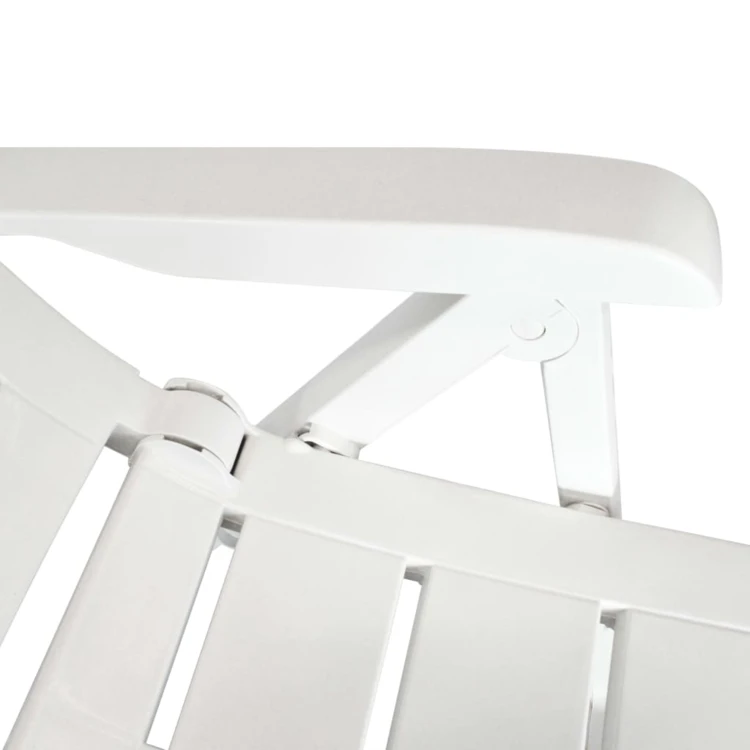 Lot de 2 chaises de jardin inclinables pliables