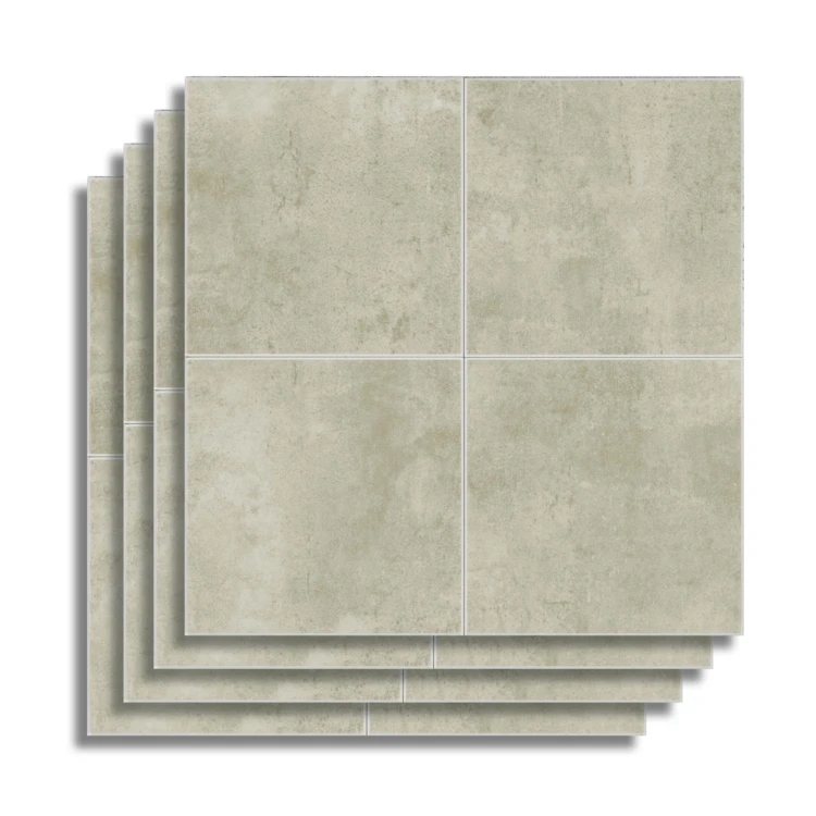 Set van 4 zelfklevende 3D-wandpanelen met steeneffect