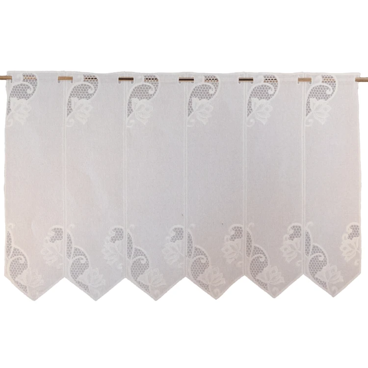 Brise bise brodé motif floral – bas à pointes droites