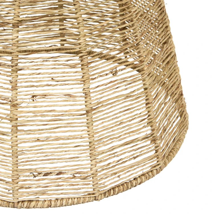 Lampadaire en jute et acier design