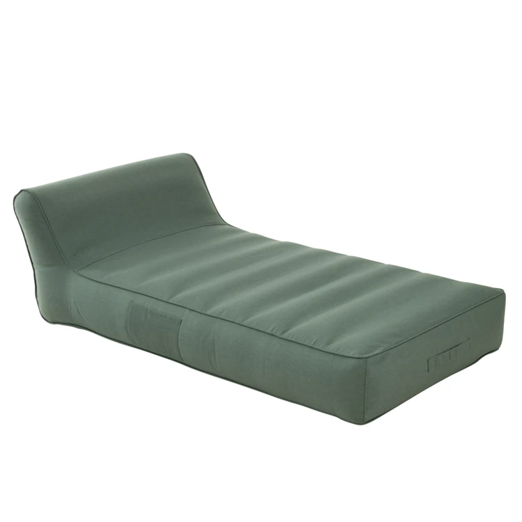 Matelas bain de soleil gonflable avec pompe