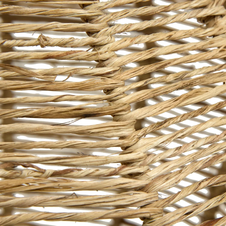 Lampadaire en jute et acier design