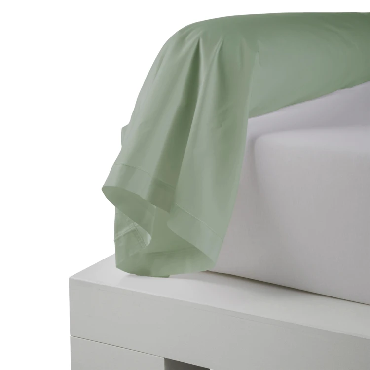 Taie de traversin percale de coton piquée unie