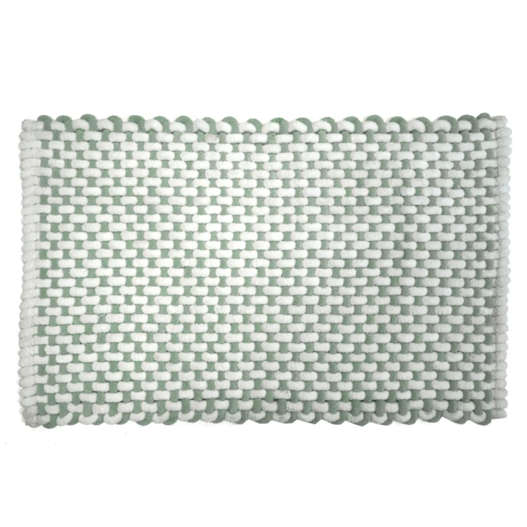 Ultra-absorbierender Chenille-Baumwollpoly-Badeteppich