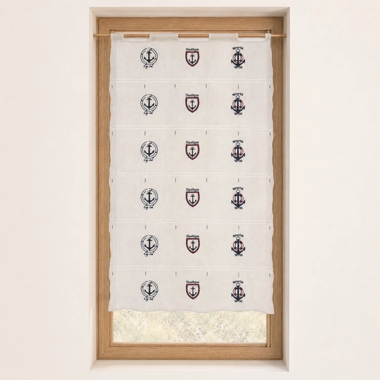 Modulable brodé à motifs marins