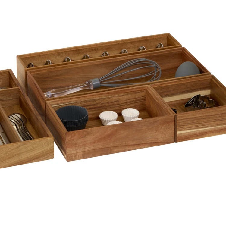 Schubladenorganizer aus Holz